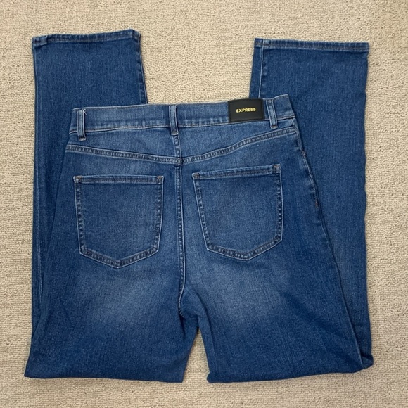 Express Super High Rise Modern Straight Jeans- 8- NWT - Picture 10 of 15